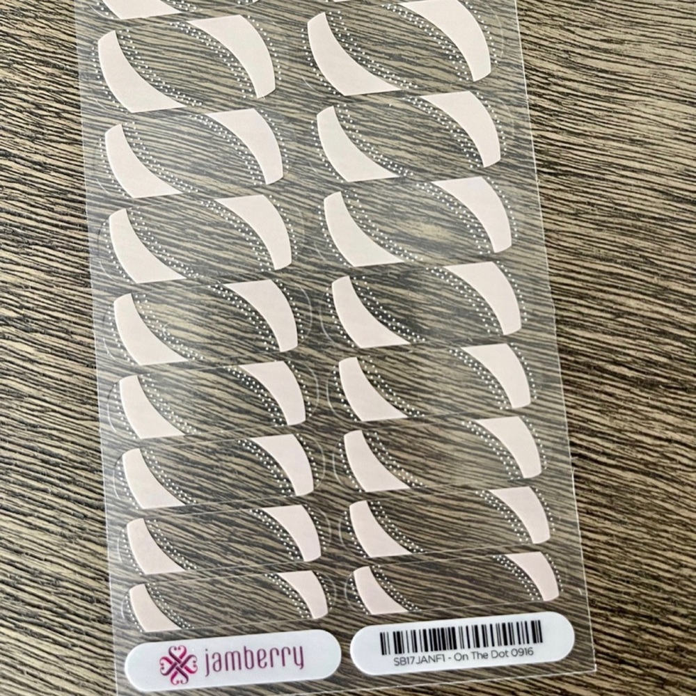 Jamberry nails - full sheet “On the Dot”